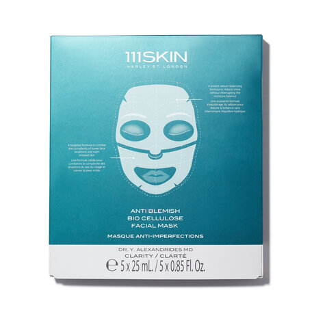 111SKIN Anti Blemish Bio Cellulose Facial Mask (5 Pack) - 5 masks/pack | @violetgrey