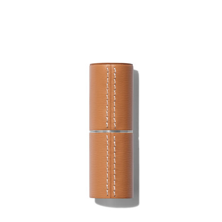 LA BOUCHE ROUGE Refillable Upcycled Fine Leather Lipstick Case - Camel | @violetgrey