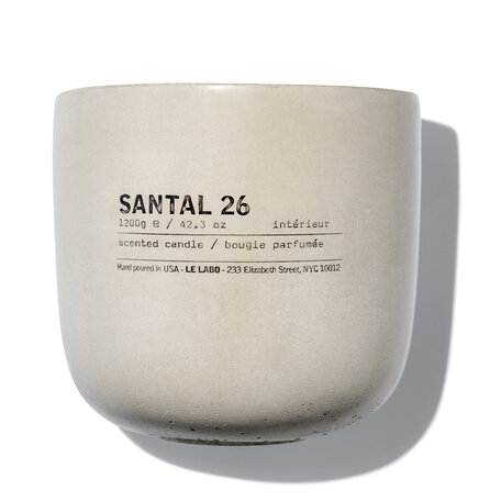 LE LABO Santal 26 Concrete Candle - Grey | @violetgrey