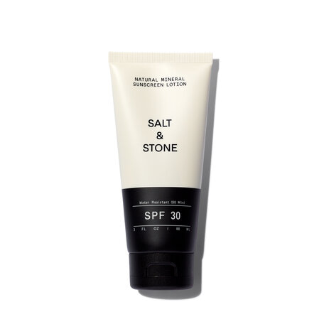 SALT & STONE Natural Mineral Sunscreen Lotion SPF 30 | @violetgrey