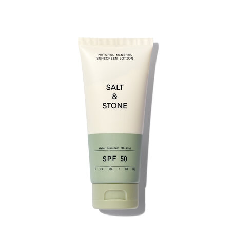 SALT & STONE Natural Mineral Sunscreen Lotion SPF 50 | @violetgrey