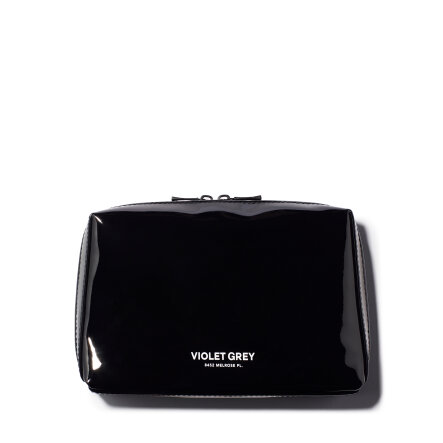 Violet Grey Small Makeup Bag Black Violet Grey