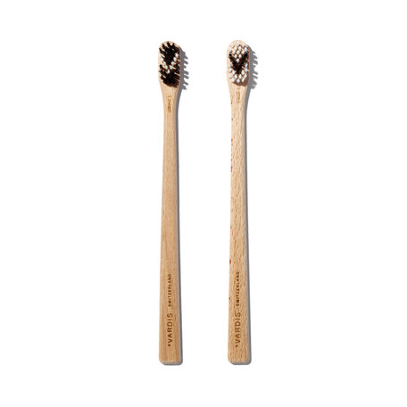 VVARDIS Enamel Caressing Wood Toothbrush - Whitening | @violetgrey