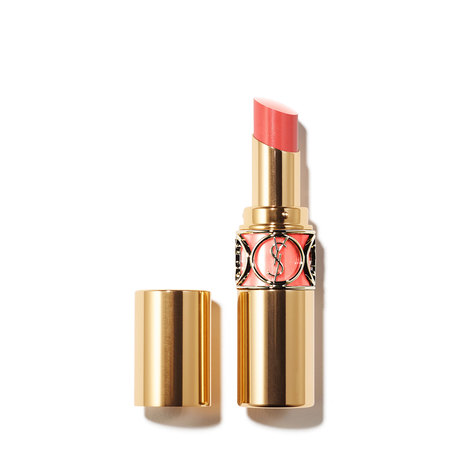YVES SAINT LAURENT Rouge Volupté Shine Lipstick - 15 Corail Intuitive | @violetgrey