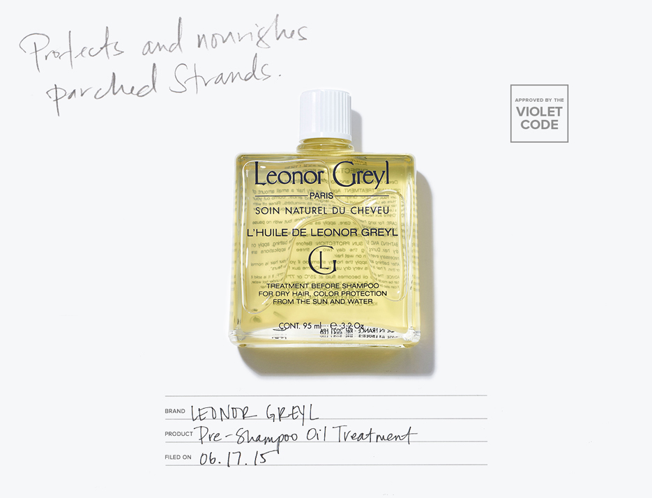 Leonor Greyl Pre Shampoo Oil Treatment The Violet Violet