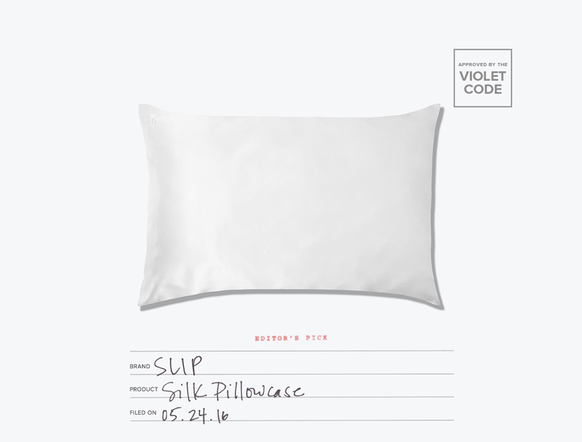 Slip Silk Pillowcase The Violet Files VIOLET GREY