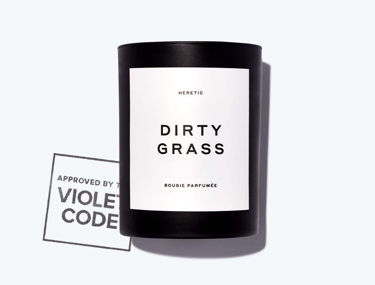 Heretic Dirty Grass Candle | THE VIOLET FILES