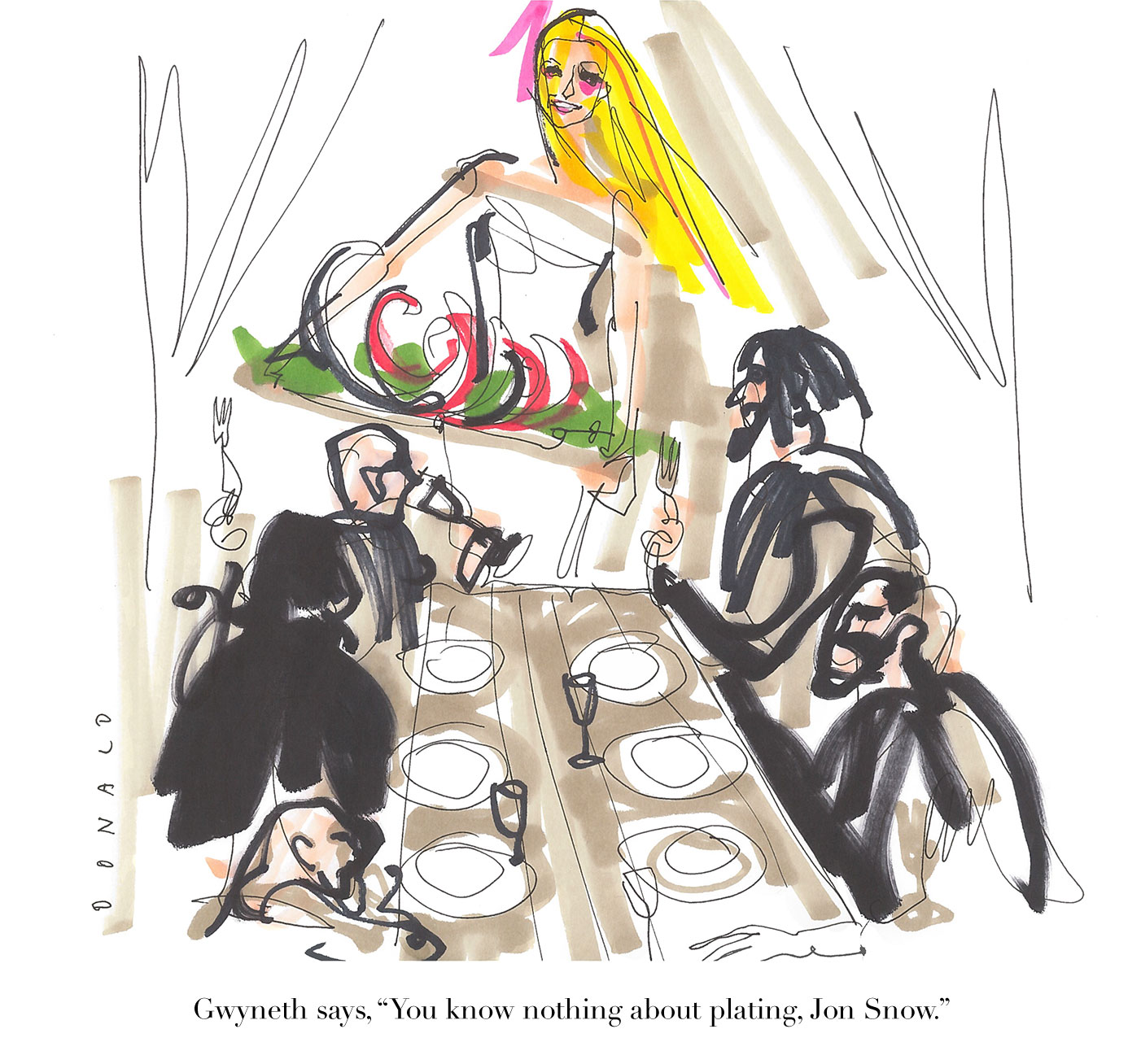 Hollyhood by Donald Robertson | Gwenyth Paltrow x Game of Thrones | THE VIOLET FILES | @violetgrey
